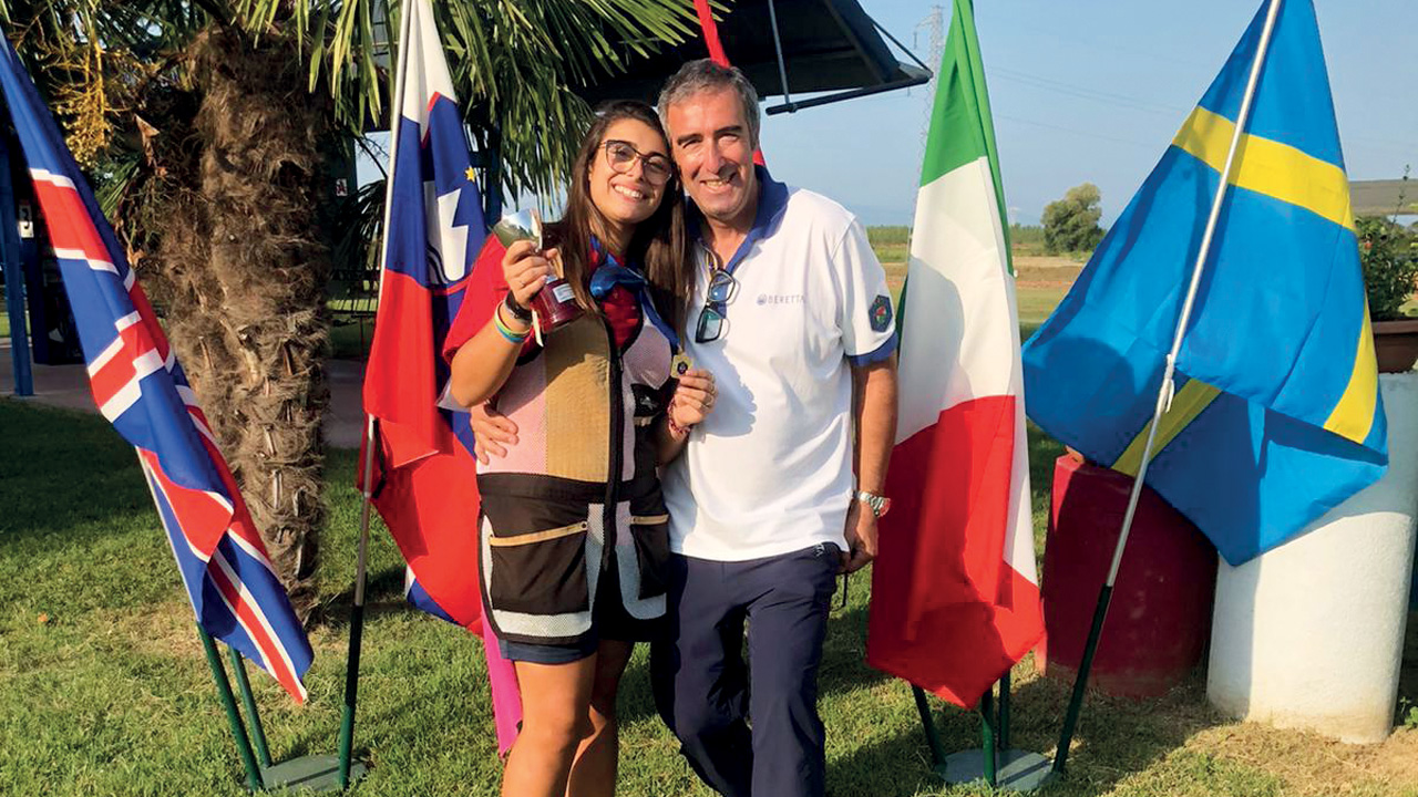 Padre e figlia tiratori