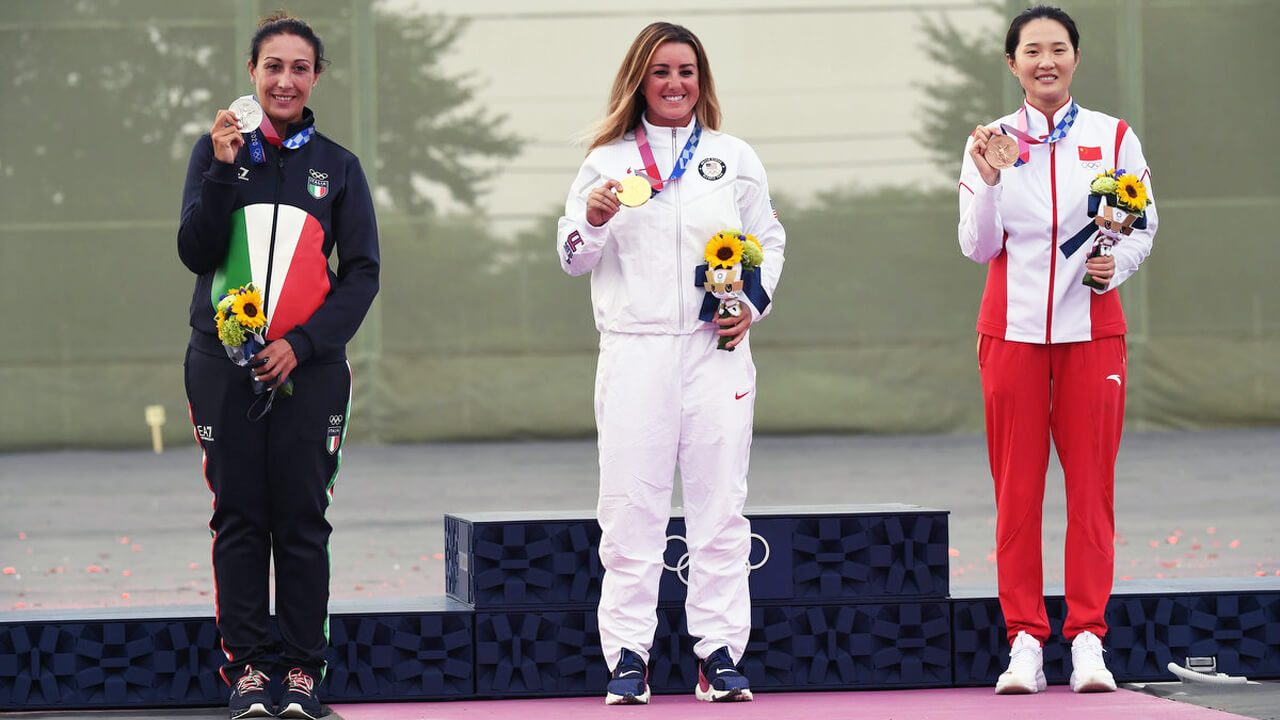 Diana Bacosi sul podio