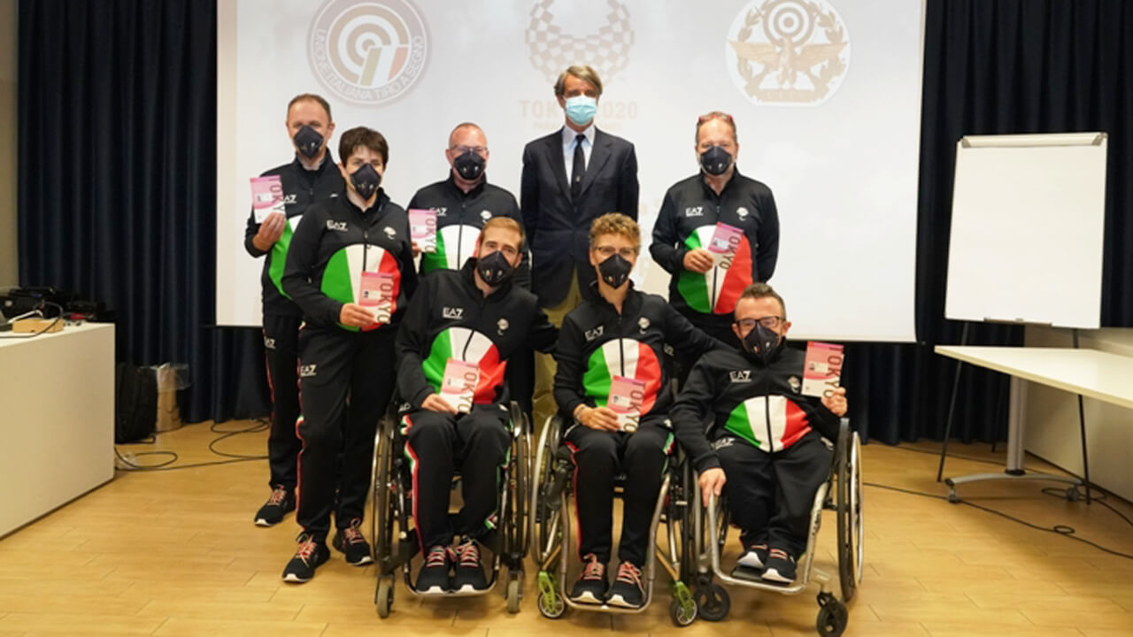 XVI EDIZIONE DEI GIOCHI PARALIMPICI LA SQUADRA AZZURRA DEL TIRO A SEGNO