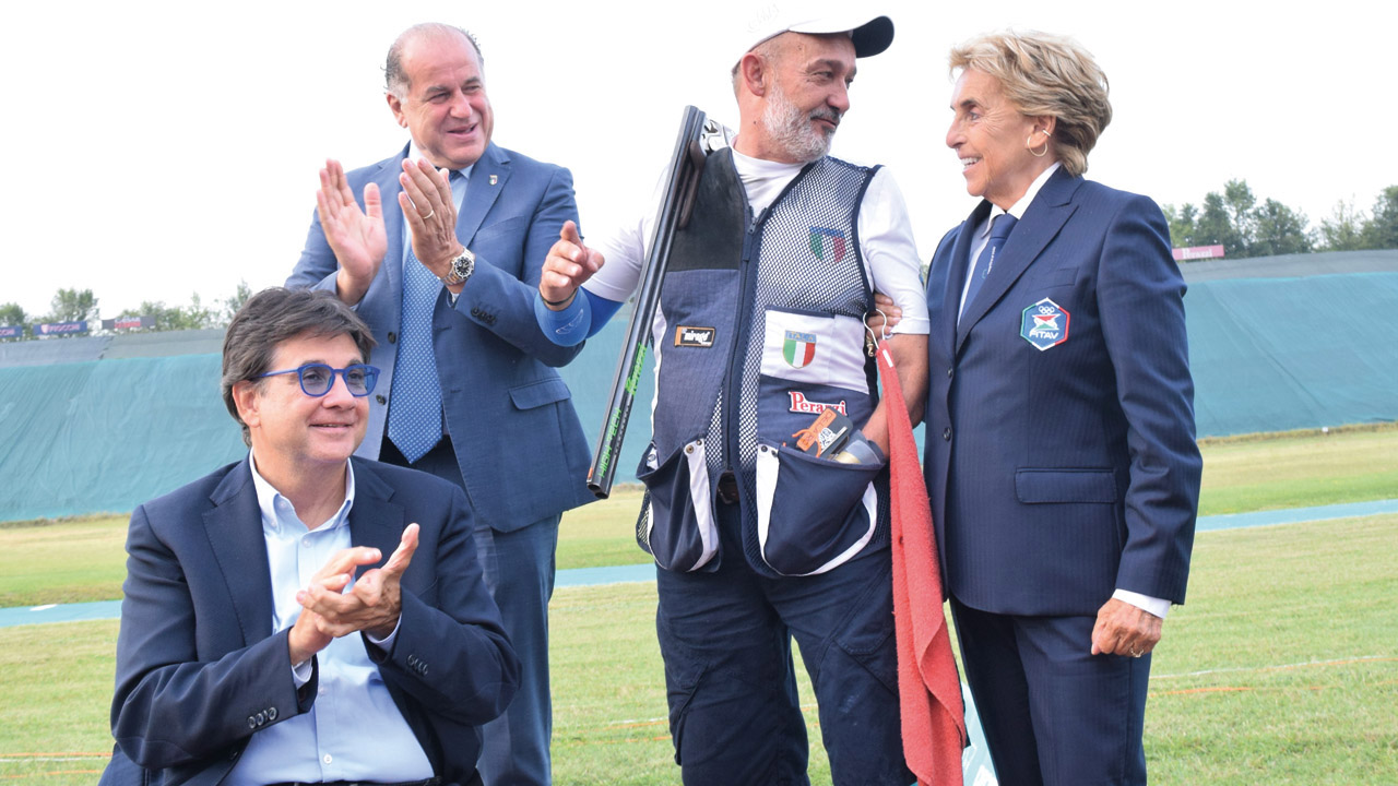 Luciano Rossi, Luca Pancalli, Emanuela Croce Bonomi e Emilio Poli