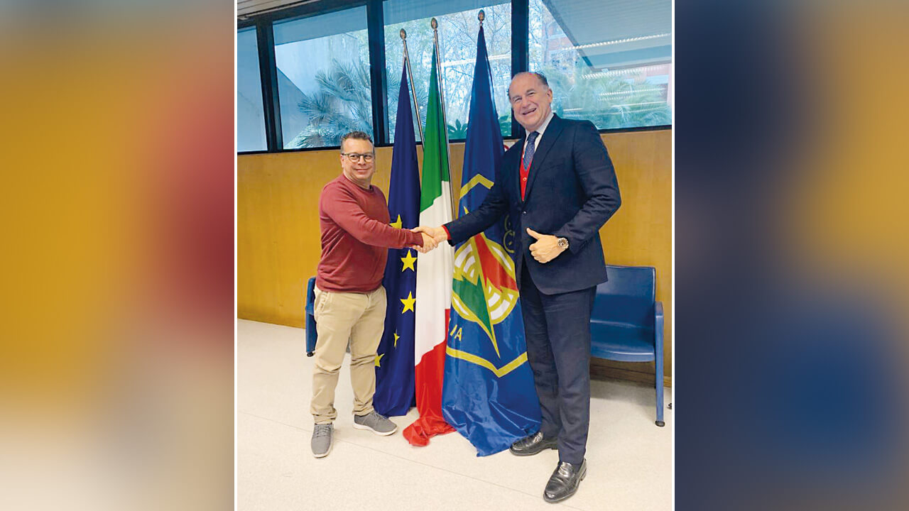 Il presidente Fitav Luciano Rossi