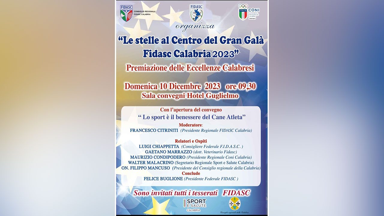 Gran Galà Fidasc Calabria 2023