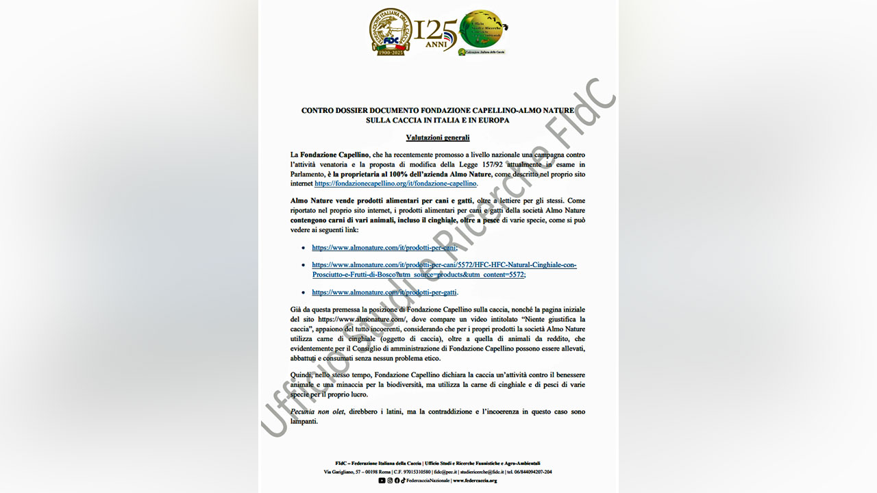 Ufficio Studi Fidc Almo Nature