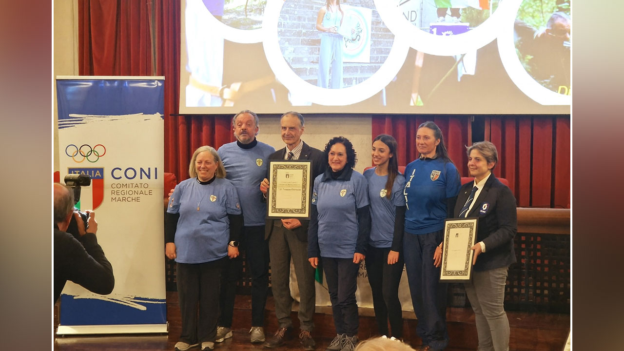 Atleti Fidasc Marche premiati dal Coni