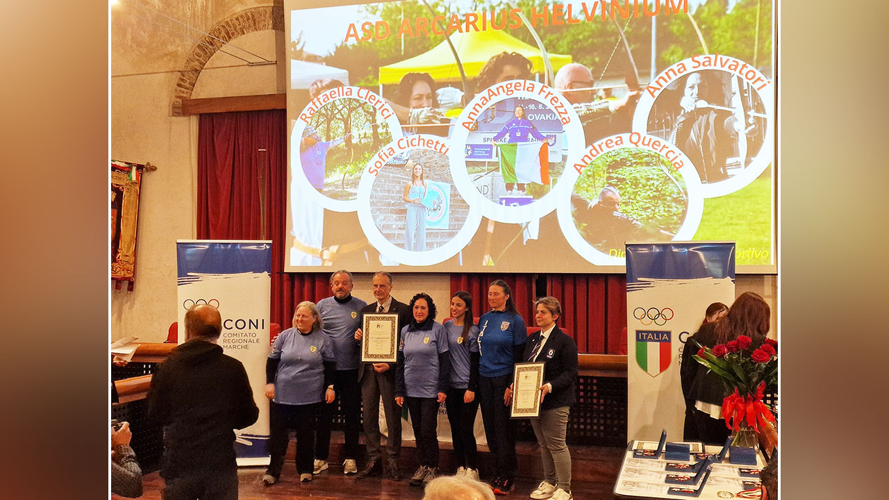 Atleti Fidasc Marche premiati dal Coni