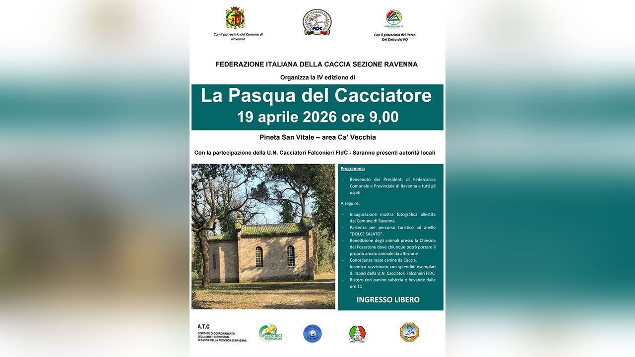 La Pasqua del Cacciatore 2026 Ravenna