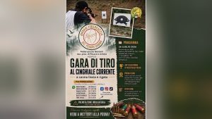 locandina gara di tiro al cinghiale