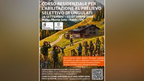 Corso abilitazione prelievo ungulati