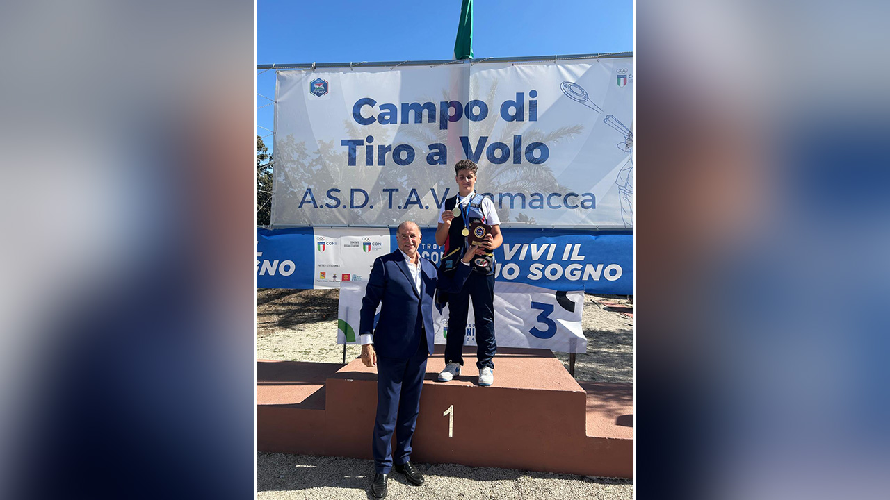 podio tiro a volo