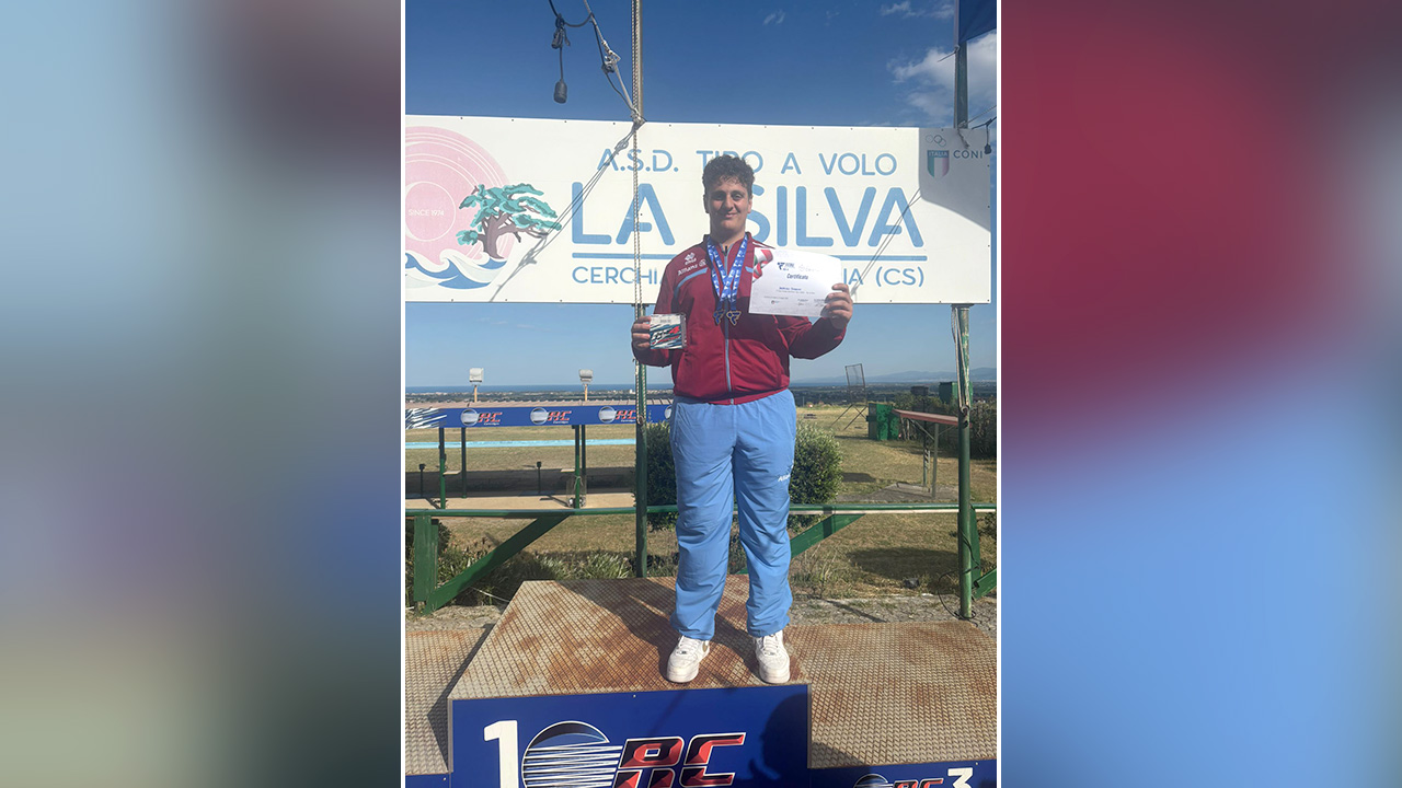 podio junior tiro a volo